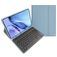 Mobigear Keys Coque iPad Air 5 (2022) Etui Clavier Bluetooth QWERTZ + Porte-crayon - Bleu