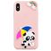 Mobigear Design Coque iPhone XS Max Coque arrière en TPU Souple - Rainbow Panda
