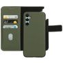 Mobiparts Housse Samsung Galaxy A34 Etui avec Coque Détachable en Cuir Véritable Porte-Monnaie - Vert