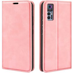 Mobigear Retro Slim Housse TCL 30 Etui Porte-Monnaie - Rose