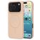 Mobiparts Slim Line iPhone 17 Pro MagSafe Plastique rigide Coque arrière - Dune Sand