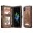 Caseme 008 Housse iPhone XS Etui avec Coque Détachable Porte-Monnaie - Marron