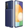 Mobigear Racing Coque Samsung Galaxy A82 5G Coque arrière en TPU Souple - Bleu