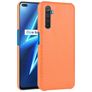 Mobigear Croco Coque Realme X50 Pro Coque arrière Rigide - Orange