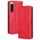 Mobigear Sensation Housse Sony Xperia 5 IV Etui Porte-Monnaie - Rouge