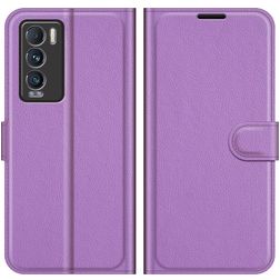 Mobigear Classic Housse Realme GT Master Edition Etui Porte-Monnaie - Violet