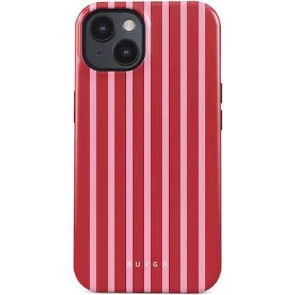 Burga Tough Coque iPhone 13 Coque arrière Rigide Anti-Chocs - Strawberry Jam