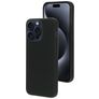 Mobiparts Coque iPhone 15 Pro Max Coque arrière en Silicone - Noir