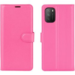 Mobigear Classic Housse POCO M3 Etui Porte-Monnaie - Magenta