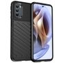 Mobigear Groove Coque Motorola Moto G31 Coque arrière en TPU Souple - Noir