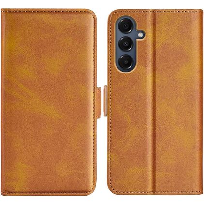 Mobigear Slim Magnet Housse Samsung Galaxy A17 Etui Porte-Monnaie - Jaune