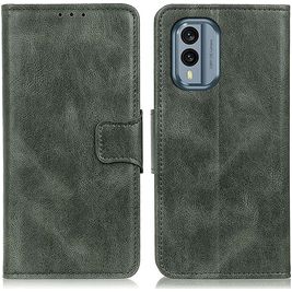 Mobigear Classy Housse Nokia X30 Etui Porte-Monnaie - Vert