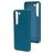 Mobiparts Coque Samsung Galaxy S23 Coque arrière en Silicone - Blueberry Blue