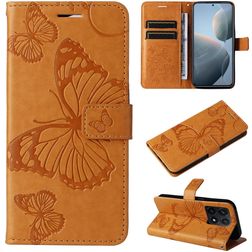 Mobigear Butterfly Housse Xiaomi 14T Etui Porte-Monnaie - Cognac