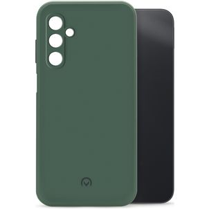 Mobilize Rubber Gelly Coque Samsung Galaxy A14 Coque arrière en TPU Souple - Matt Green