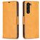 Mobigear Excellent Housse Samsung Galaxy S25 Plus Etui Porte-Monnaie - Cognac