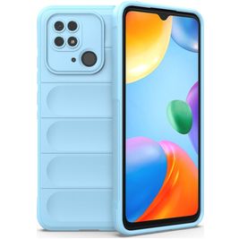 Mobigear Bumpy Coque Xiaomi Redmi 10C Coque arrière en TPU Souple - Bleu