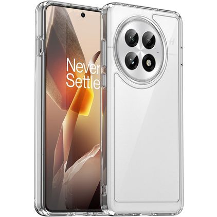 Mobigear Crystal Transparent OnePlus 13 Plastique rigide Coque arrière - Transparent