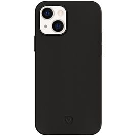 Valenta Snap Luxe Coque iPhone 13 Coque arrière en Cuir Véritable - Noir