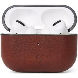 Decoded Aircase Pro Coque Apple AirPods 3 Coque en Cuir Véritable - Marron