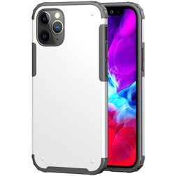 Mobigear Ultra Tough Coque iPhone 12 Mini Coque arrière Rigide Anti-Chocs - Blanc