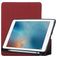 Mobigear Tri-Fold Gel Coque iPad Pro 10.5 Pouces (2017) Etui en TPU,Similicuir + Porte-crayon - Bordeaux