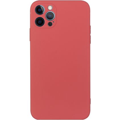 Mobigear Color Coque iPhone 15 Pro Max Coque arrière en TPU Souple - Rouge