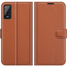 Mobigear Classic Housse Wiko Power U20 Etui Porte-Monnaie - Marron