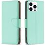 Mobigear Excellent Housse iPhone 16 Pro Etui Porte-Monnaie - Vert