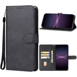 Mobigear Wallet Housse Sony Xperia 1 V Etui Porte-Monnaie - Noir