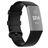 Mobigear Cross Bracelet Silicone Fitbit Charge 4 Fermeture boucle ardillon - Noir