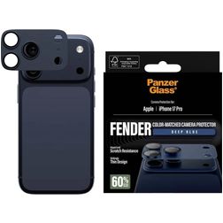 PanzerGlass FENDER iPhone 17 Pro Aluminum Protection Caméra - Compatible Coque - Deep Blue