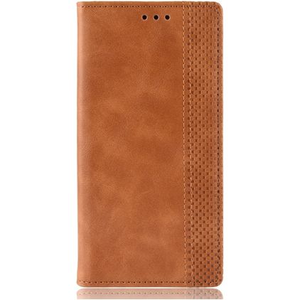 Mobigear Sensation Housse Google Pixel 3a XL Etui Porte-Monnaie - Cognac