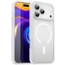 Mobigear Shockproof Coque iPhone 17 Pro Max MagSafe Coque arrière Rigide - Matte White