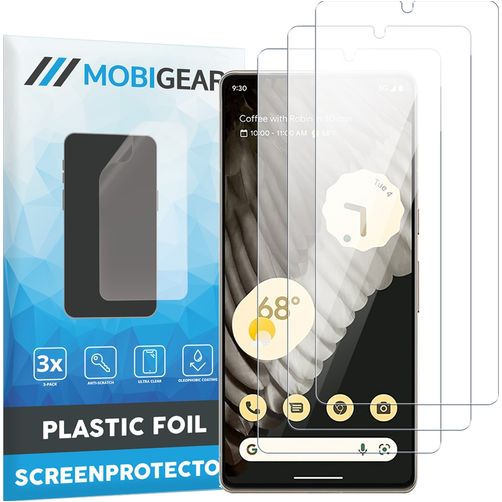 Mobigear Google Pixel 7a Protection d'écran Film - Compatible Coque (Lot de 3)