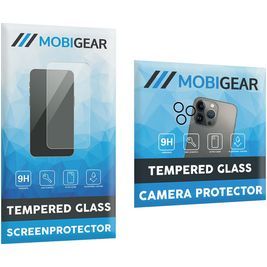 Mobigear 2in1 iPhone 13 Verre trempé Protection d'écran,Protection Caméra - Compatible Coque