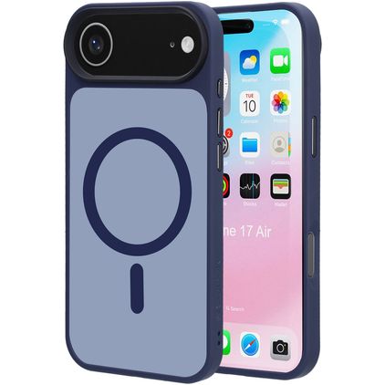 Mobiparts Hardcover Coque iPhone Air MagSafe Coque arrière Rigide - Satin Blue