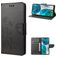 Mobigear Flowers Housse Motorola Moto G52 Etui Porte-Monnaie - Noir