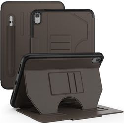 Mobigear Magnetic Folio Coque iPad 10 (2022) Etui + Porte-crayon - Marron