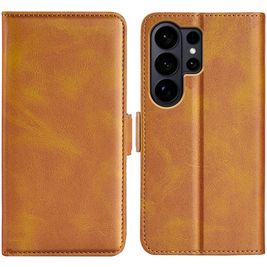 Mobigear Slim Magnet Housse Samsung Galaxy S26 Ultra Etui Porte-Monnaie - Cognac