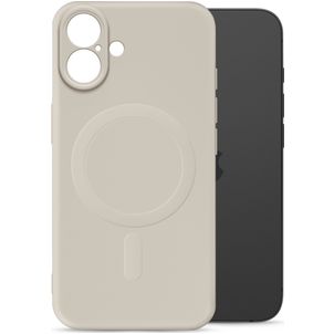 My Style Protective Flex Coque iPhone 16 Plus MagSafe Coque arrière en TPU Souple - Antique White