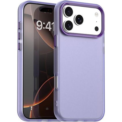 Mobigear Crystal Coque iPhone 18 Pro Coque arrière Rigide - Violet
