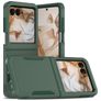 Mobigear Heavy Armor Coque Motorola Razr 50 Coque arrière Rigide Anti-Chocs - Vert foncé