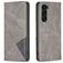 Mobigear Rhombus Slim Samsung Galaxy S23 Plus Étui - Gris