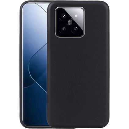 Mobigear Basics Coque Xiaomi 15 Pro Coque arrière en TPU Souple - Noir