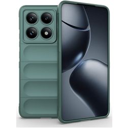 Mobigear Bumpy Xiaomi 14T Pro TPU souple Coque arrière - Vert
