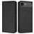 Mobigear Frosted Flip Housse iPhone Air Etui Porte-Monnaie - Noir
