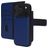 Mobiparts Housse iPhone 17 Pro Etui avec Coque Détachable en Cuir Véritable Porte-Monnaie - Bleu