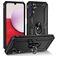 Mobigear Armor Ring Coque Samsung Galaxy A14 Coque arrière Rigide Anti-Chocs avec Anneau-Support - Noir
