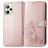 Mobigear Clover Realme C35 Étui Portefeuille - Rose doré